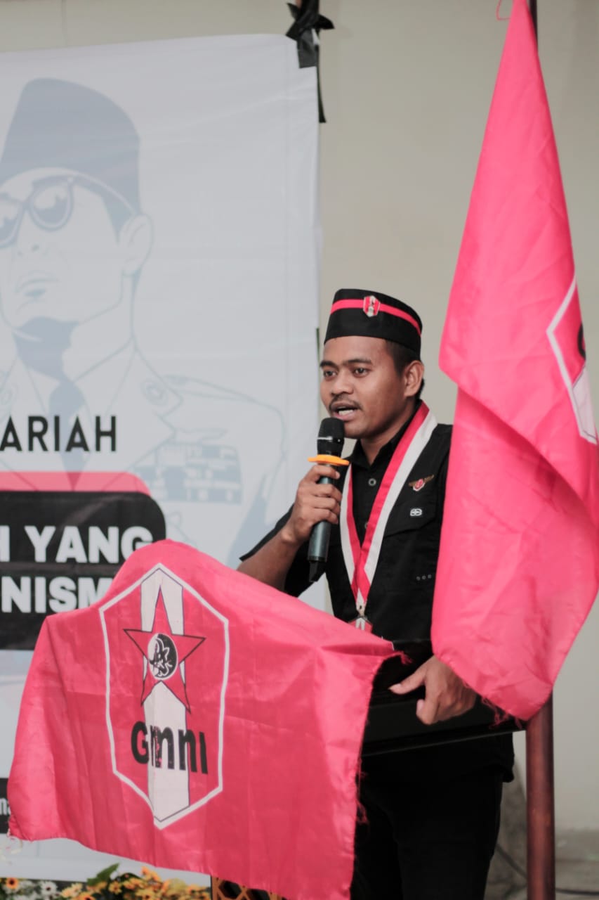 Ketua Dewan Pimpinan Cabang GMNI Kota Ternate Mursal Hamir
