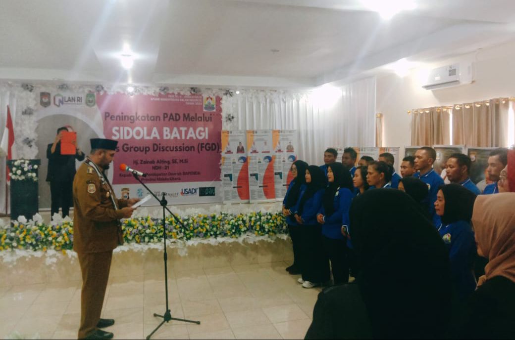 Bupati Halmahera Selatan Hasan Ali Bassam Kasuba menghadiri Focus Group Discussion (FGD)