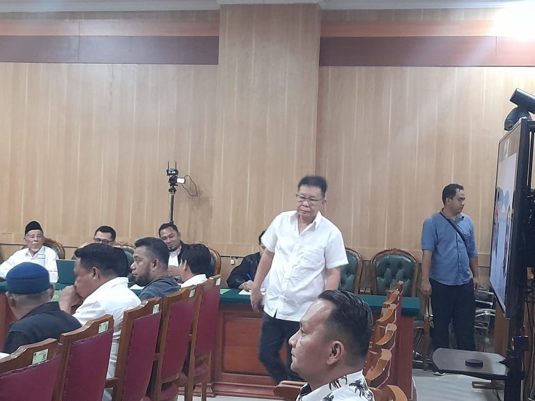 Sigit Litan Saat di Ruangan Sidang