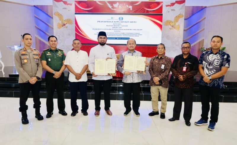 Mou Pemda Halsel dan Badan Bank Tanah