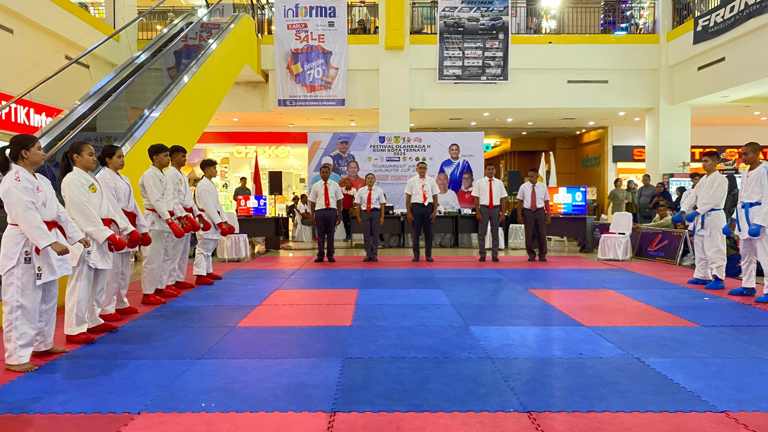uasana pembukaan Tournament Karate Walikota Cup tahun 2025 (1)